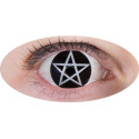 Lentilles Fantaisie Halloween Croix Satanique Noir Adulte - Costume Lentille The Duck