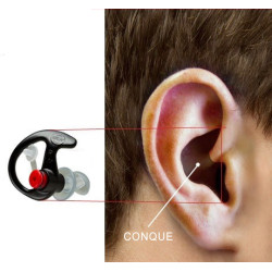 Bouchons Anti-bruit EarPro EP4 Sonic Defenders® - BAB Bouchons Anti-bruit Surefire - Equipements Militaire Quaerius