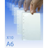 10 FEUILLES PLASTIFIEES POUR CLASSEUR A6 DCA - Equipement Forces de l'ordre Papeterie Quaerius