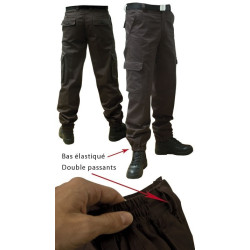 PANTALON CARGO NOIR DCA FRANCE - Equipement militaire Habillement Quaerius