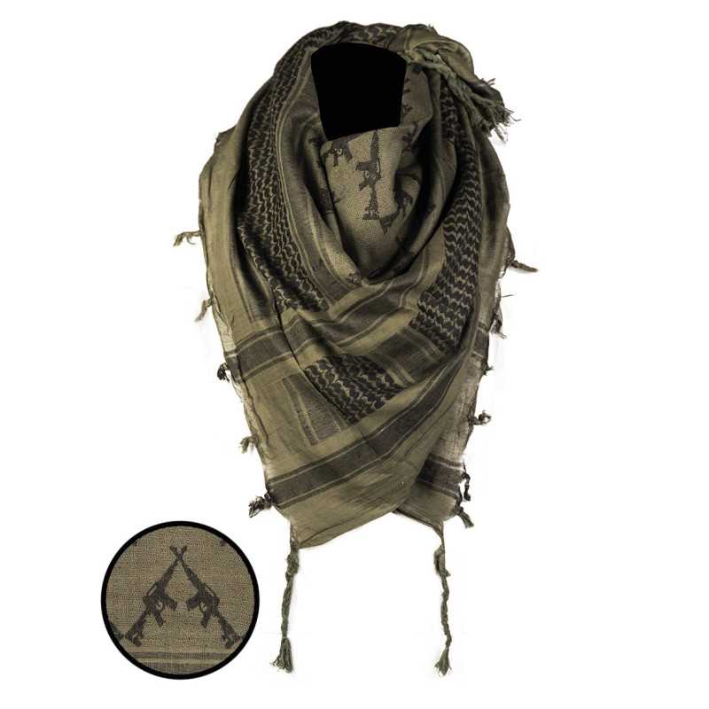 Echarpe Shemagh Rifles - Cheche Foulard Militaire Quaerius