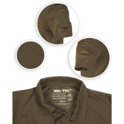 Polo Tactique Manches Courtes QuickDry Mil Tec - Polo Tactique Quaerius