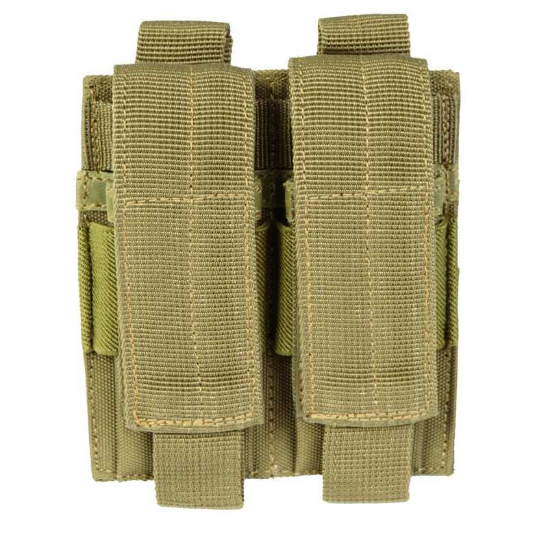 Porte Chargeur Pistolet Double Mil Tec - équipement militaire Quaerius