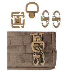 Set De Fixation Mini Mousquetons - Set Ultimate MOLLE Quaerius