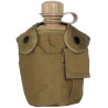 Gourde US Plastique avec Quart et Housse Mil Tec - Gourde Quaerius