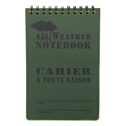 Carnet Waterproof BCB International - Equipement militaire outdoor Quaerius