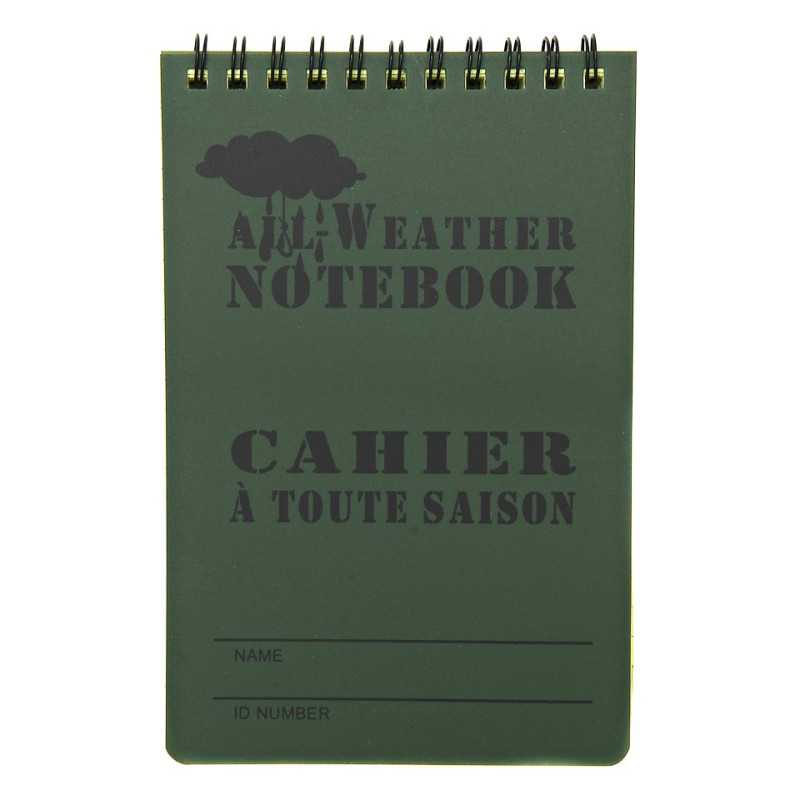Carnet Waterproof BCB International - Equipement militaire outdoor Quaerius
