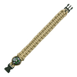 Bracelet Paracorde Boussole Boucle en Plastique 101 Inc - Bracelet Paracorde Boussole Boucle en Plastique Quaerius