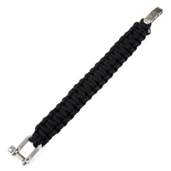 Bracelet Paracorde Manille Métallique Ajustable 101 Inc - Bracelet Paracorde Manille Métallique Ajustable Quaerius