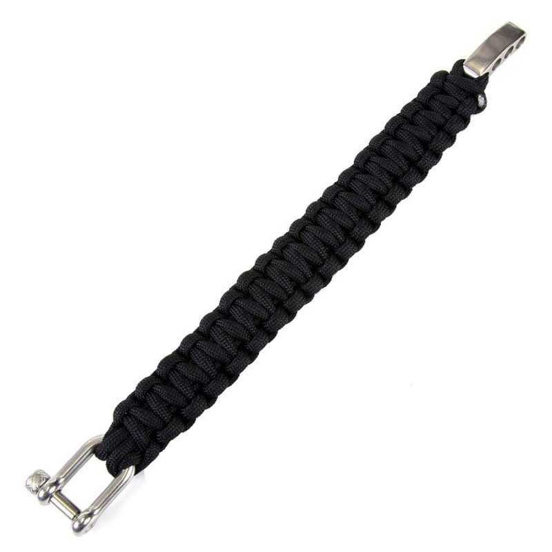 Bracelet Paracorde Manille Métallique Ajustable 101 Inc - Bracelet Paracorde Manille Métallique Ajustable Quaerius