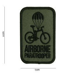 Patch Tissu Airborne Paratrooper Vert