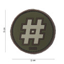 Patch 3D PVC Hashtag Vert 101 Incorporated - Accueil sur Quaerius.com - Vêtements militaire et Equipements de Sécurit