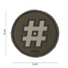 Patch 3D PVC Hashtag Vert 101 Incorporated - Accueil sur Quaerius.com - Vêtements militaire et Equipements de Sécurit