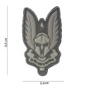 Patch 3D PVC Spartan Gris 101 Incorporated - Accueil sur Quaerius.com - Vêtements militaire et Equipements de Sécurit