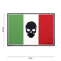 Patch 3D PVC Drapeau Italie Skull 101 Incorporated - Accueil sur Quaerius.com - Vêtements militaire et Equipements de