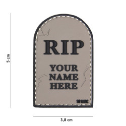 Patch 3D PVC RIP Gris 101 Incorporated - Accueil sur Quaerius.com - Vêtements militaire et Equipements de Sécurité 