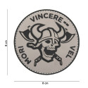 Patch 3D PVC Mori Vincere Gris 101 Incorporated - Accueil sur Quaerius.com - Vêtements militaire et Equipements de Sé