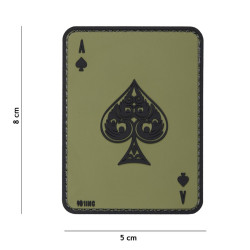 Patch 3D PVC As de Pique Vert 101 Incorporated - Accueil sur Quaerius.com - Vêtements militaire et Equipements de Séc