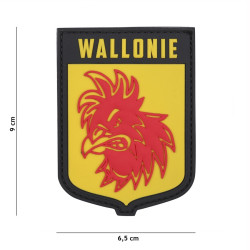 Patch 3D PVC Wallonie Jaune 101 Incorporated - Accueil sur Quaerius.com - Vêtements militaire et Equipements de Sécur
