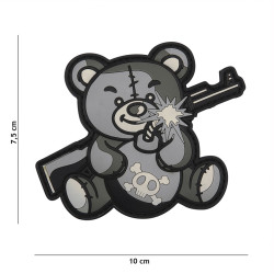 Patch 3D PVC Terror Teddy Bear Gris 101 Incorporated - Accueil sur Quaerius.com - Vêtements militaire et Equipements 