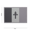 Patch 3D PVC Drapeau Français Libre Gris 101 Incorporated - Patches Quaerius