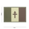 Patch 3D PVC Drapeau France Libre Basse Visibilité 101 Incorporated - Patches Quaerius