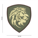 Patch 3D PVC Dutch Lion Vert 101 Incorporated - Patches Quaerius