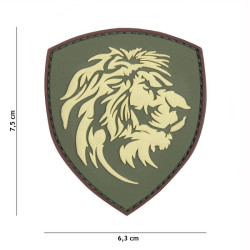 Patch 3D PVC Dutch Lion Vert  101 Incorporated - Patches Quaerius