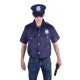 Costume Policier Homme Bleu - Déguisement police carnaval The Duck