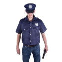 Costume Policier Homme Bleu - Déguisement police carnaval The Duck