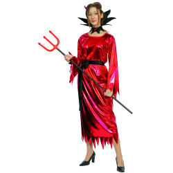 Déguisement Diable Rouge Femme - Costume Diable halloween The Duck