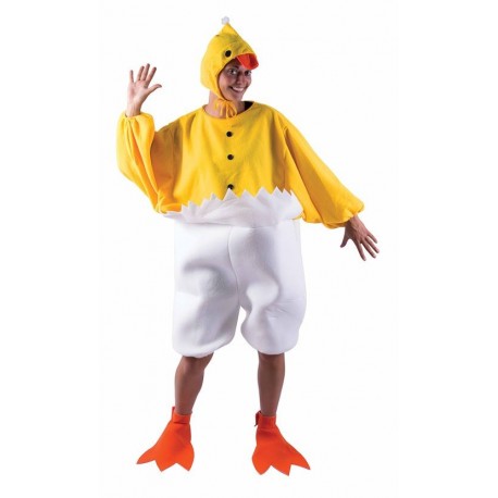 Déguisement de Poussin Jaune Adulte - Costume poussin adulte Animaux The Duck