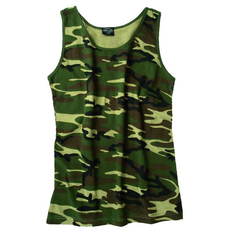 Débardeur Camouflage Coton Mil Tec - Débardeur Quaerius
