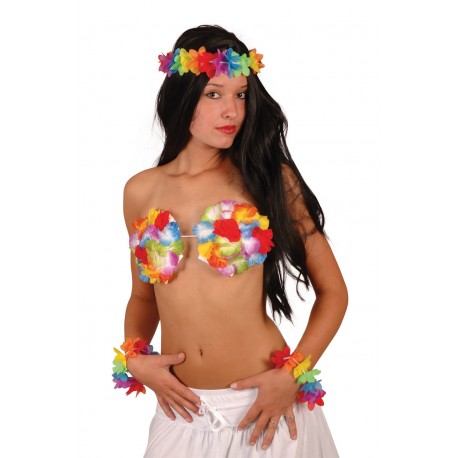 Déguisement Bas Soutien-Gorge Hawai Femme - Costume Bas The Duck