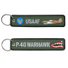 Porte Clé Identification P40 Warhawk Fostex - Porte Clé sur Quaerius.com - Vêtements militaire et Equipements