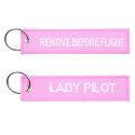 Porte Clé Identification Remove Before Flight Flight Lady Pilot Fostex - Porte Clé sur Quaerius.com - Vêtemen
