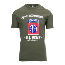 T-Shirt US Army 82nd Airborne Fostex - T-shirts sur Quaerius.com - Vêtements militaire et Equipements de Séc