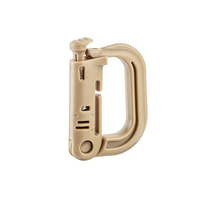 Mousqueton D-ring avec fixation pour passant M.O.L.L.E. A10 Equipment