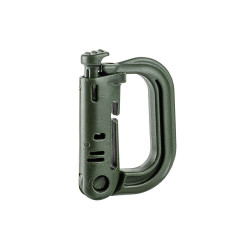 Mousqueton D-ring avec fixation pour passant M.O.L.L.E. A10 Equipment