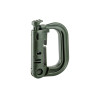Mousqueton D-ring avec fixation pour passant M.O.L.L.E. A10 Equipment