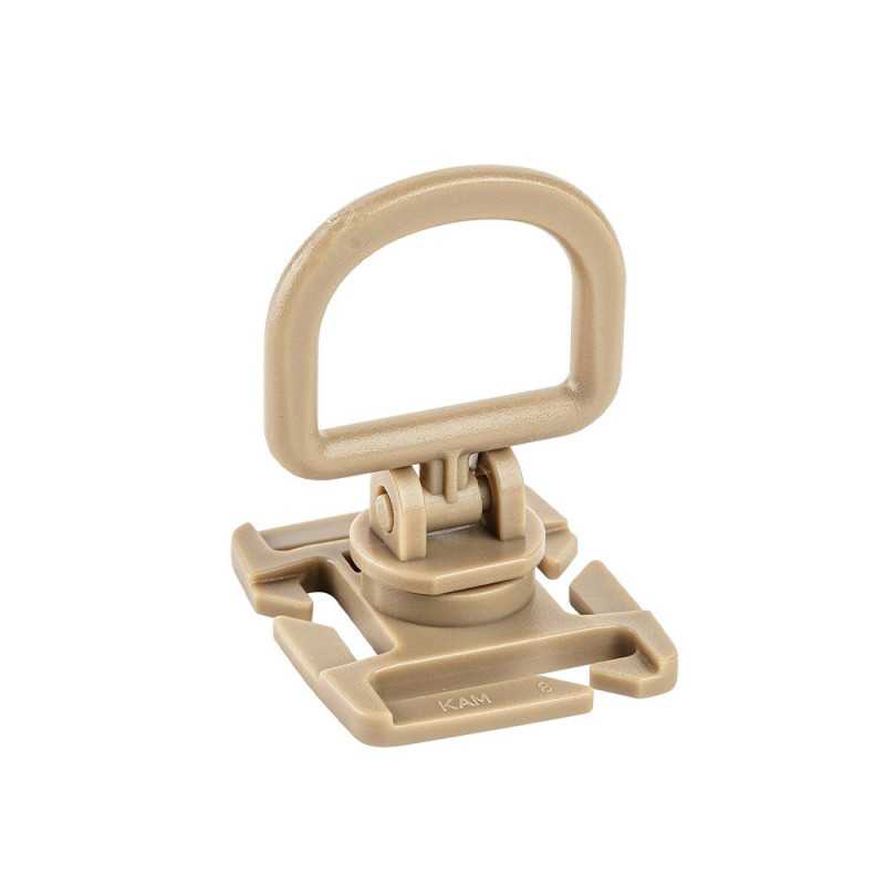 Point d'ancrage rotatif D-ring avec fixation pour passant M.O.L.L.E. A10 Equipment - Customisation Armement sur Quaerius.com - V