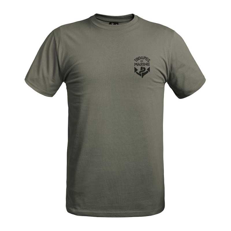 T-shirt Strong Troupes de Marine tan A10 Equipment