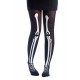 Collant Noir Squelette Femme - Accessoire Déguisement Squelette Halloween