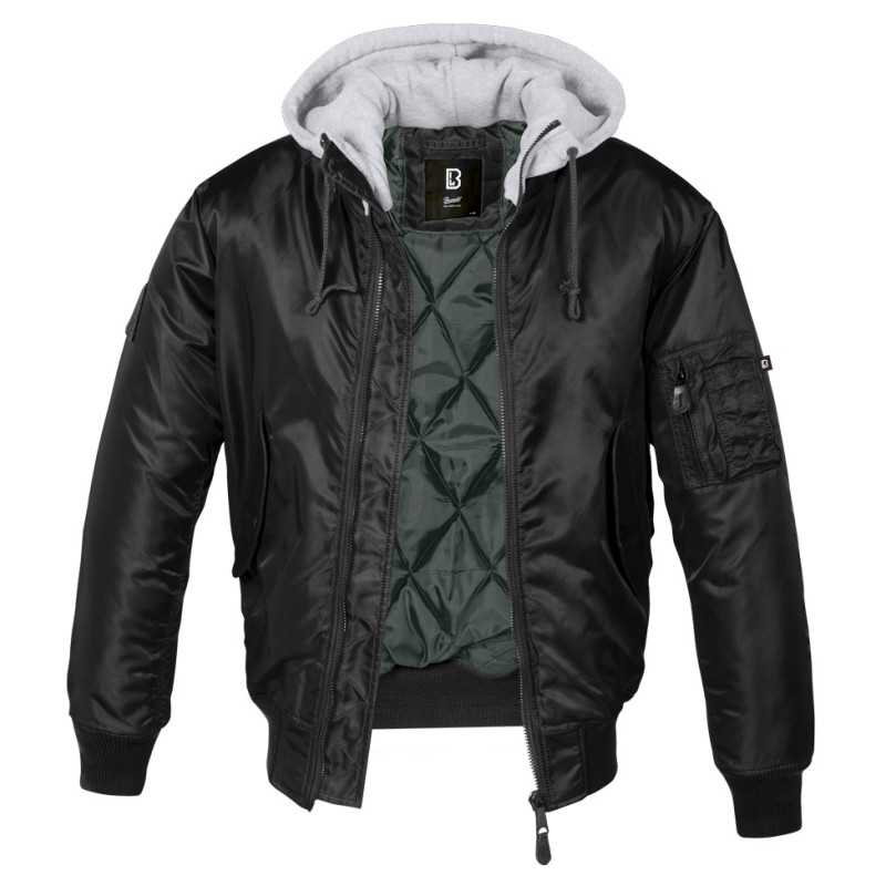 Veste bombers à capuche MA1 Brandit