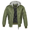Veste bombers à capuche MA1 Brandit