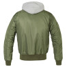 Veste bombers à capuche MA1 Brandit