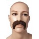 Déguisement Moustache Marron Style 1900 Homme - Costume Moustache The Duck