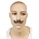 Moustache d'Inspecteur Gris - Costume Moustache - Déguisement Policier