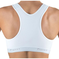 Destockage Brassière de Sport Femme Zbra Silver Zsport