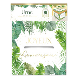 Urne Original Tropical Party Joyeux Anniversaire Sud Trading Compagny